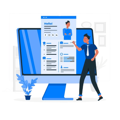 Job search illustration